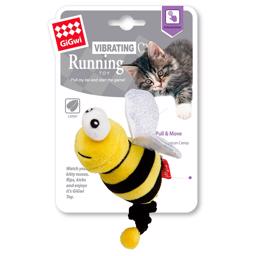 GiGwi Running Bee Vibrerende Kattelegetøj med Katmynte